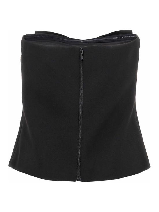  셀프 포트레이트 민소매 티셔츠 RS25121TABBLACK Black - SELF PORTRAIT