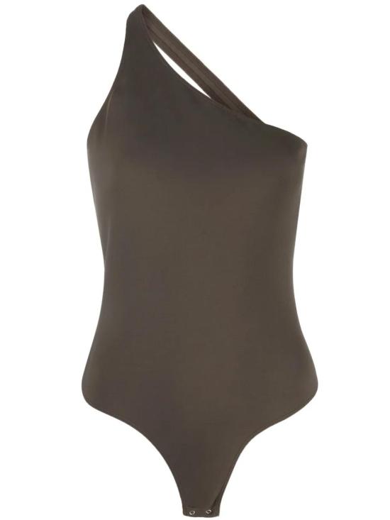  알렉산더 맥퀸 바디수트 티셔츠 684633QLABP olive green