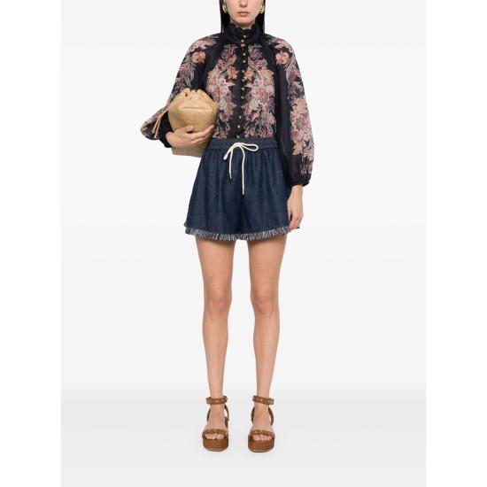 25FW 짐머만 숏팬츠 2803ASS251 ATLAN BLUE - ZIMMERMANN