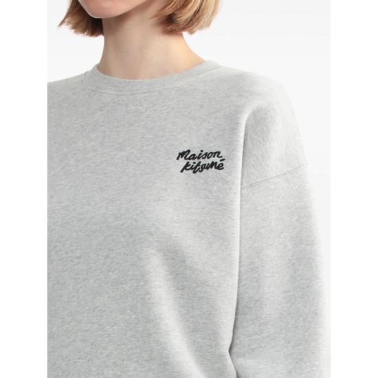 25SS 메종키츠네 긴팔 티셔츠 MW00314KM0321 LGRMB GREY - MAISON KITSUNE