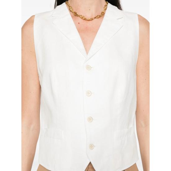 25SS 랄프 로렌 베스트 211965038001 NEVIS WHITE - RALPH LAUREN