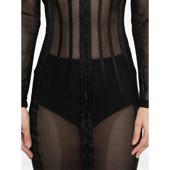 25SS 엘리자베타프랜치 미디 원피스 AB84052E2 110 BLACK - ELISABETTA FRANCHI