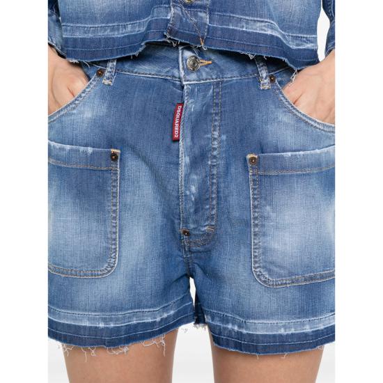 25SS 디스퀘어드2 숏팬츠 S30341 S73MU0243 470 BLUE - DSQUARED2