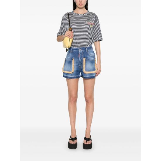 25SS 디스퀘어드2 숏팬츠 S30341 S73MU0237 470 BLUE - DSQUARED2