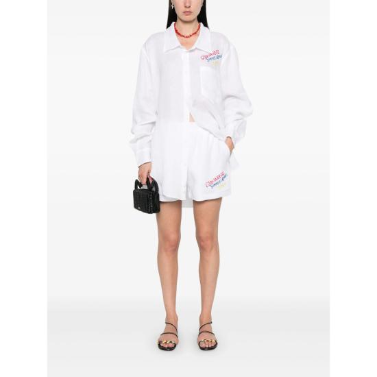 25SS 디스퀘어드2 셔츠 D35294 S73DL0277 100 WHITE - DSQUARED2