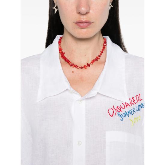 25SS 디스퀘어드2 셔츠 D35294 S73DL0277 100 WHITE - DSQUARED2