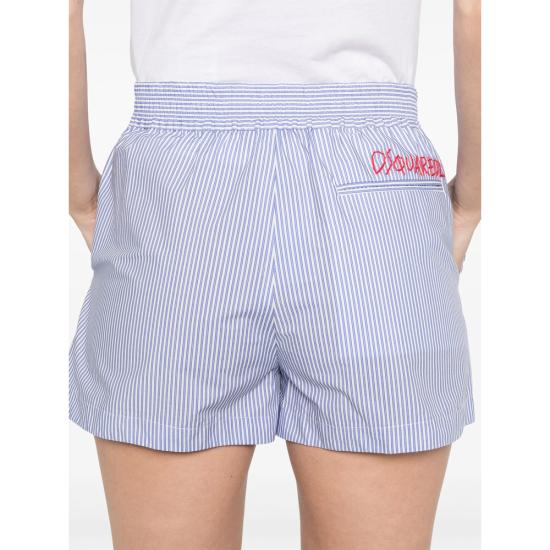 25SS 디스퀘어드2 숏팬츠 D35284 S73MU0241 001S BLUE WHITE - DSQUARED2