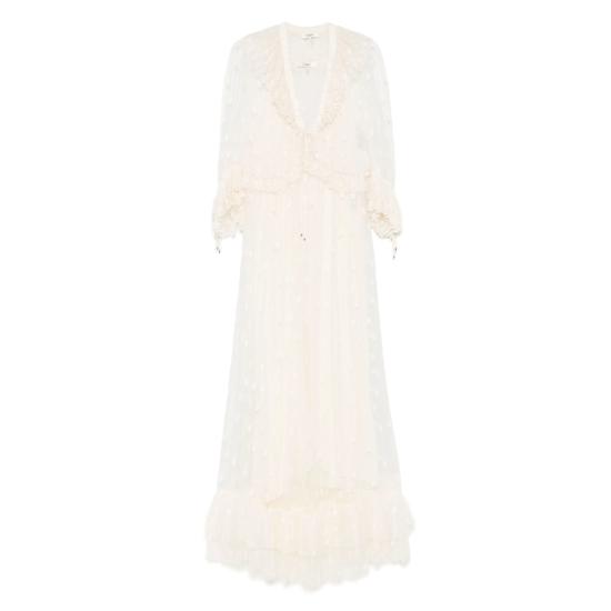 25SS 끌로에 롱 원피스 25URO46099 115 WHITE