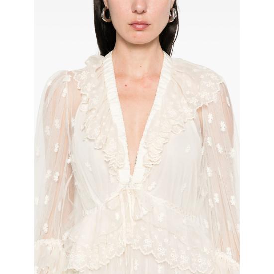 25SS 끌로에 롱 원피스 25URO46099 115 WHITE - CHLOE