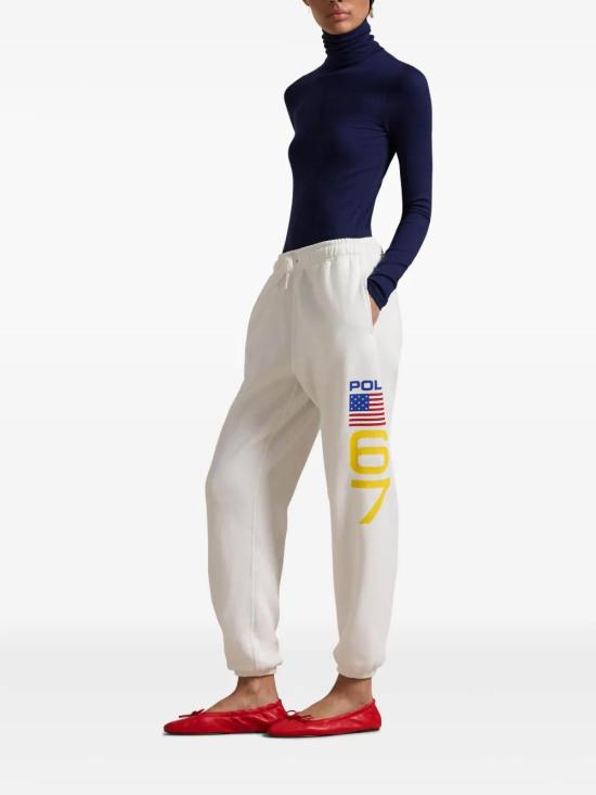  폴로 랄프로렌 트레이닝/조거 팬츠 211959121001 white - POLO RALPH LAUREN
