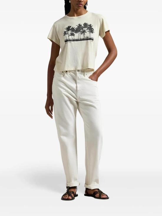  폴로 랄프로렌 반팔 티셔츠 211959105001 beige - POLO RALPH LAUREN