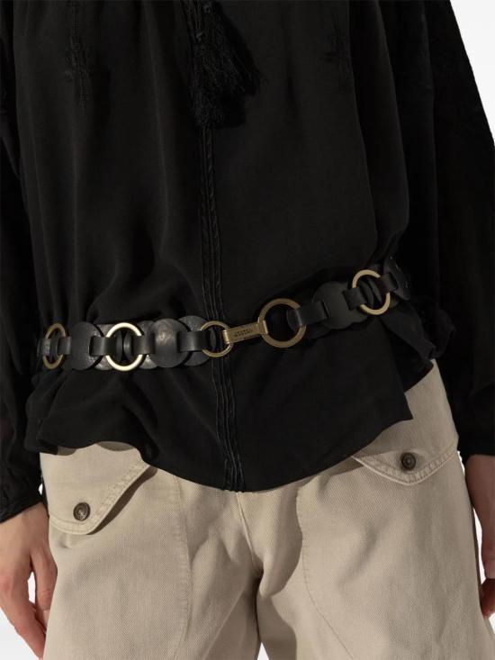  이자벨마랑 레귤러 벨트 CE344CFAC2B04A black - ISABEL MARANT