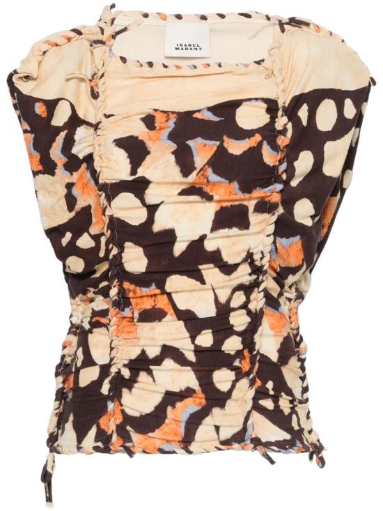  이자벨마랑 민소매 티셔츠 HT0632FAC2K02I sand beige