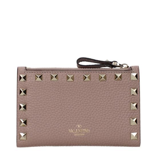 25FW 발렌티노 가라바니 락스터드 폴디드 카드지갑  P0605VSHP45 - VALENTINO GARAVANI