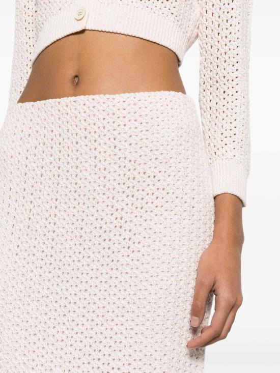  파비아나 필리피 미디 스커트 GND264F308I9420000 pink - FABIANA FILIPPI