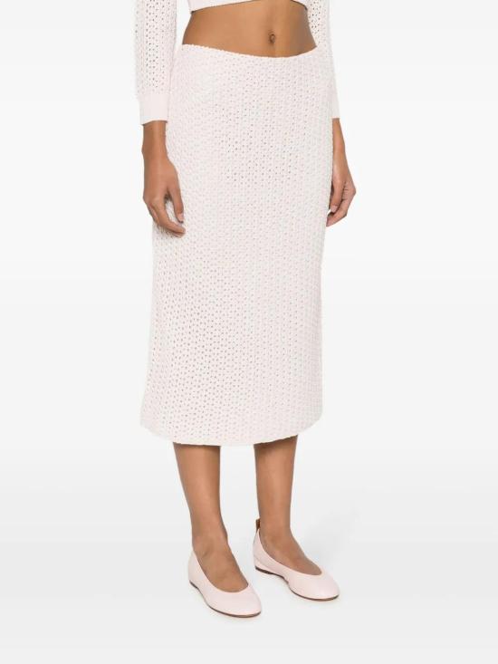  파비아나 필리피 미디 스커트 GND264F308I9420000 pink - FABIANA FILIPPI