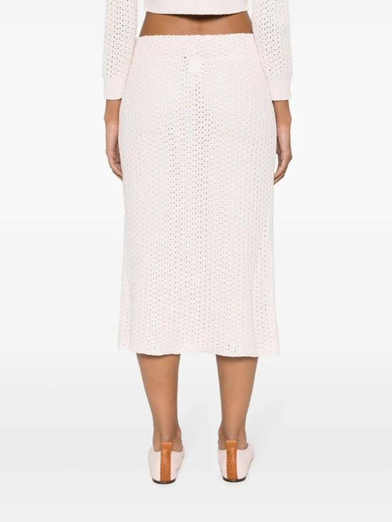  파비아나 필리피 미디 스커트 GND264F308I9420000 pink - FABIANA FILIPPI