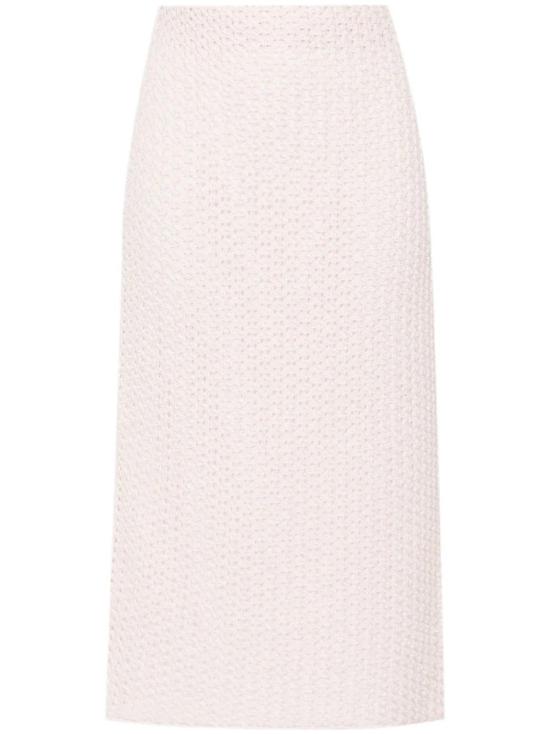  파비아나 필리피 미디 스커트 GND264F308I9420000 pink