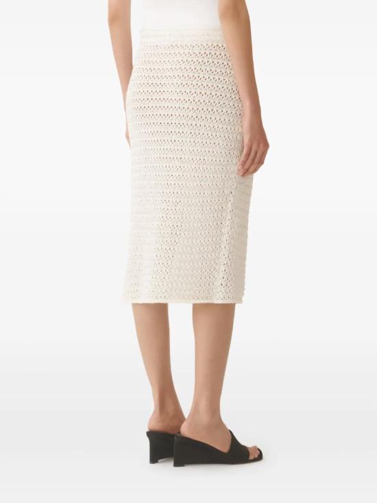  파비아나 필리피 미디 스커트 GND275F788L3530000 white - FABIANA FILIPPI
