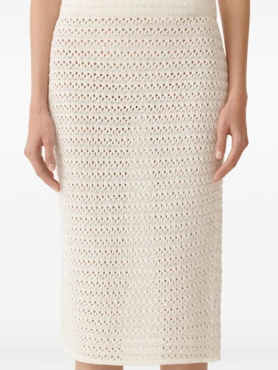  파비아나 필리피 미디 스커트 GND275F788L3530000 white - FABIANA FILIPPI