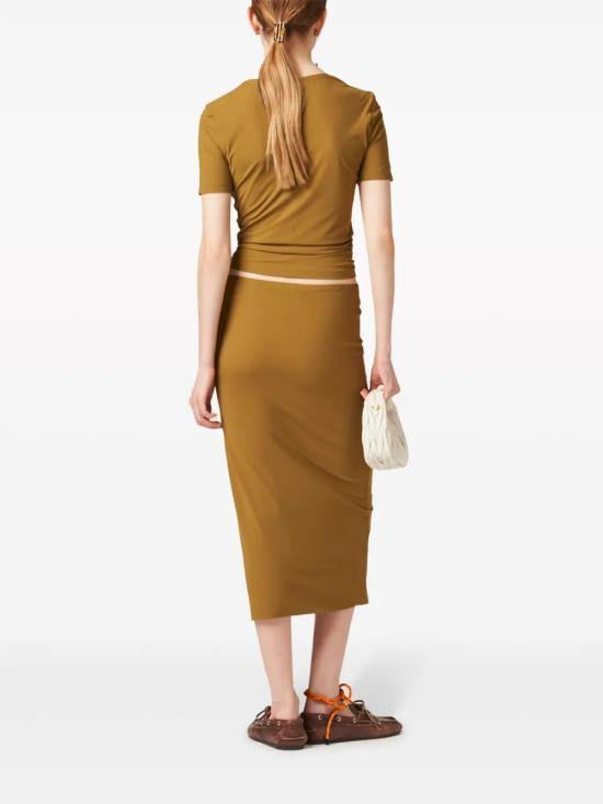  미우미우 미디 스커트 MG2060S232122R - MIU MIU