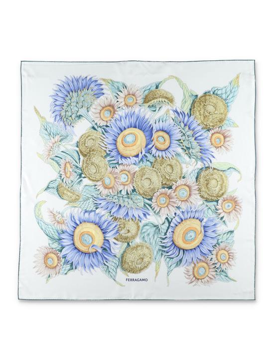 25SS 살바토레 페라가모 머플러/스카프 310196780054 AVORIO ACQ IVORY WATER - SALVATORE FERRAGAMO