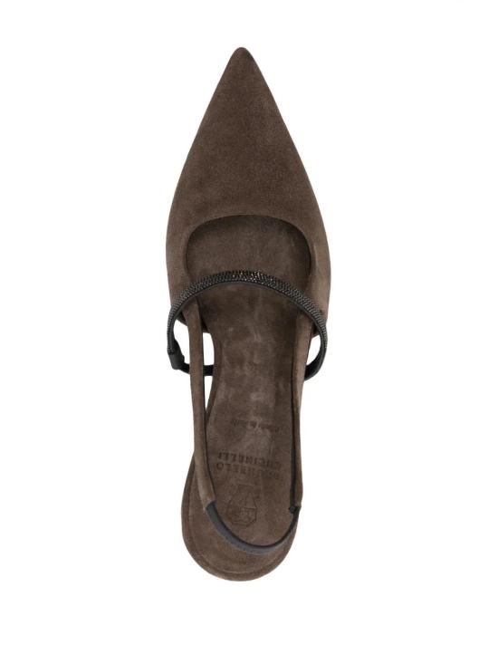  브루넬로 쿠치넬리 힐/펌프스 MZSFC2508C8769 coffee - BRUNELLO CUCINELLI