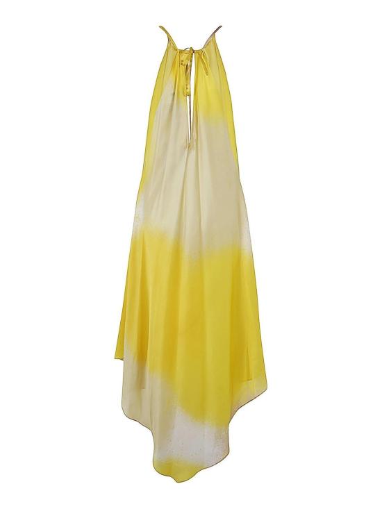  지안루카카페놀로 롱 스커트 24EA116220028 Yellow - GIANLUCA CAPANNOLO