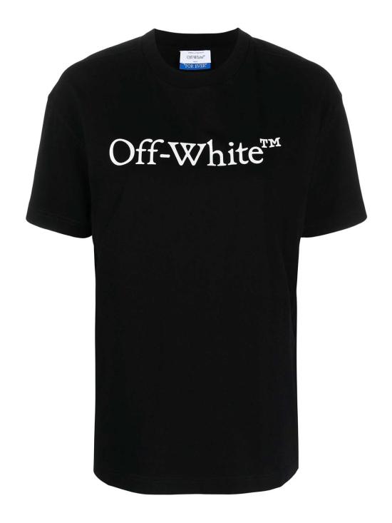  오프화이트 반팔 티셔츠 OWAA089C99JER0031001 Black