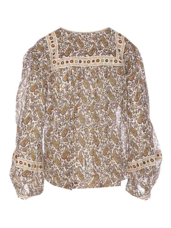  이자벨마랑에뚜왈 블라우스 HT0024FBC1J04E23EC Beige - ISABEL MARANT ETOILE