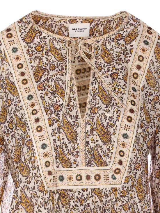  이자벨마랑에뚜왈 블라우스 HT0024FBC1J04E23EC Beige - ISABEL MARANT ETOILE