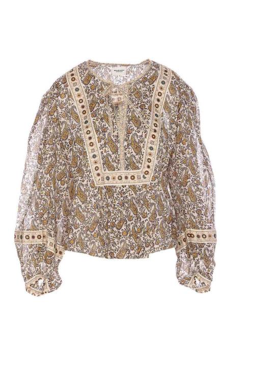  이자벨마랑에뚜왈 블라우스 HT0024FBC1J04E23EC Beige