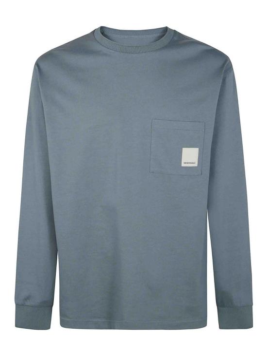  엠포리오 아르마니 긴팔 티셔츠 EM000793AF14835U9170 Blue