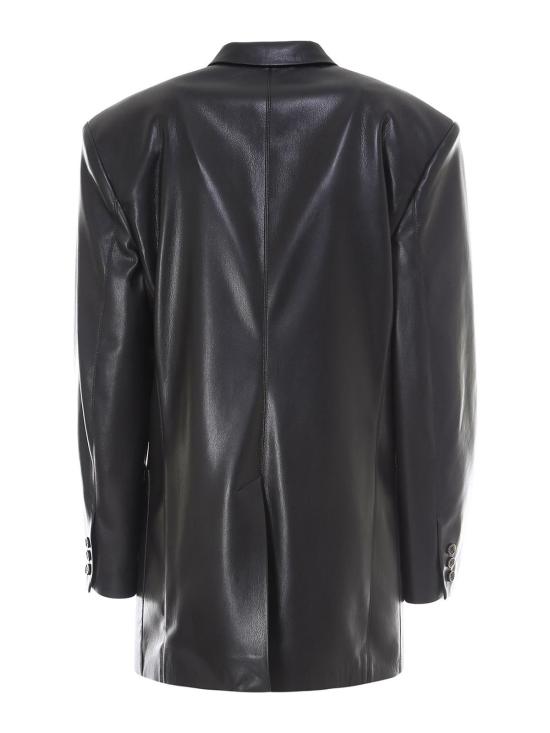  나누슈카 가죽 자켓 EVANBLACK Black - NANUSHKA