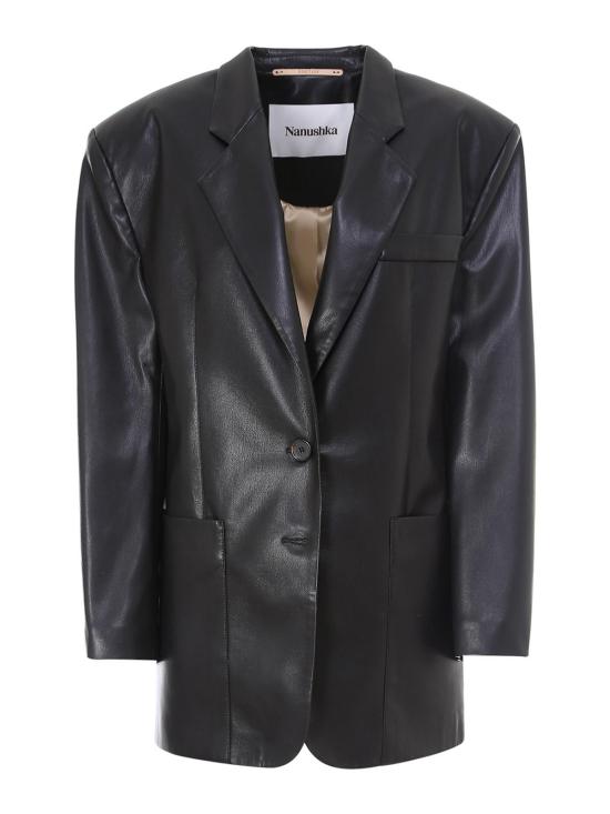  나누슈카 가죽 자켓 EVANBLACK Black