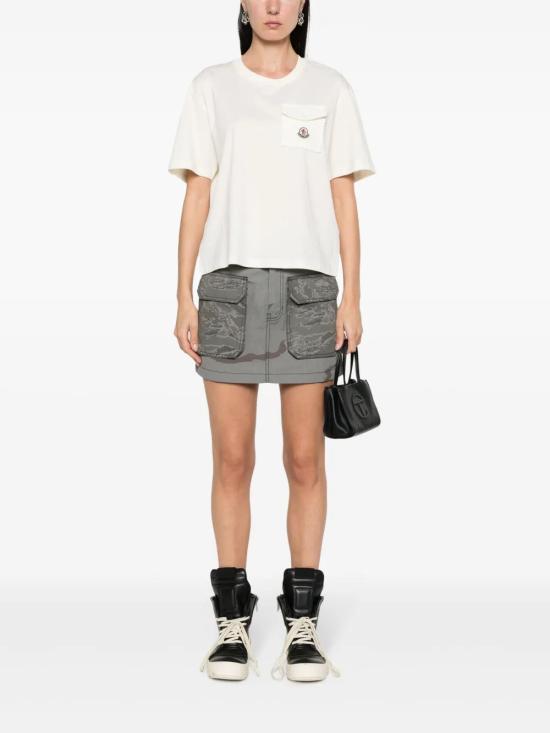  몽클레어 반팔 티셔츠 J10938C0002289AI9 beige - MONCLER