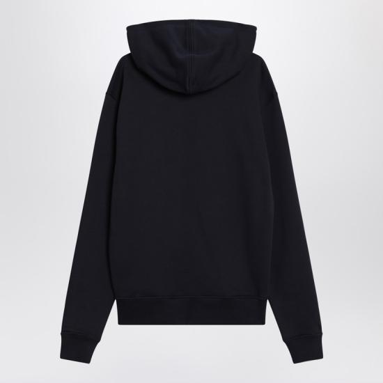 25SS 아미 후드 티셔츠 BFUSW235D730 Blue - AMI