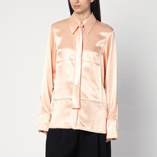  질샌더 긴팔 티셔츠 J03DL0183J66147 Pink