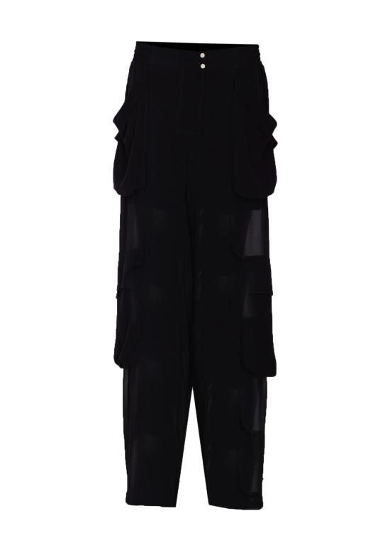 25SS 핑코 스트레이트 팬츠 104751 A21FZ99 Black