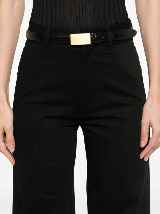 25SS 피비 파일로 스트레이트 팬츠 CP36CO2748 900BK Black - PHOEBE PHILO