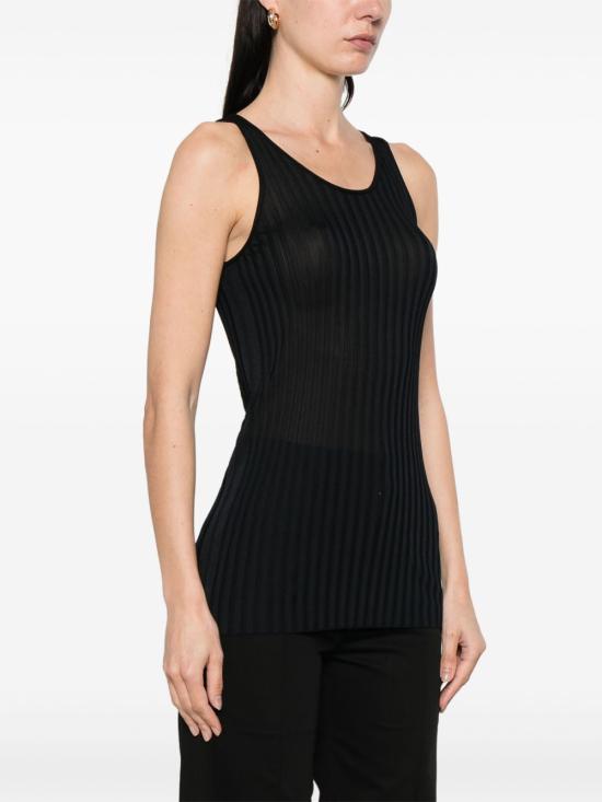 25SS PHOEBE PHILO 민소매 티셔츠 BK75YV4530 900BK Black - PHOEBE PHILO