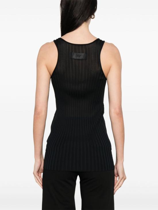 25SS PHOEBE PHILO 민소매 티셔츠 BK75YV4530 900BK Black - PHOEBE PHILO