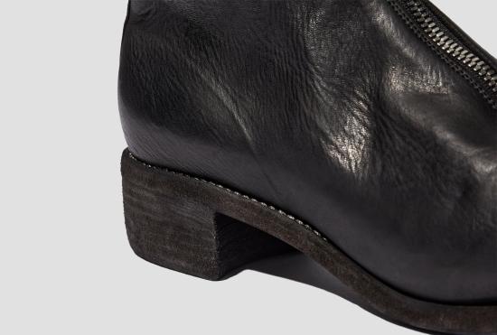 25SS 구이디 부츠 앞 지퍼  - 말 가죽 풀 그레인 CV / 밑창 - BLKT PL1 - GUIDI