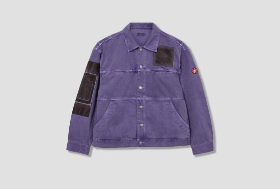 25SS 카브엠트 데님 자켓 오버다이 VH EX DNA 데님 재킷 CES27JK10 퍼플