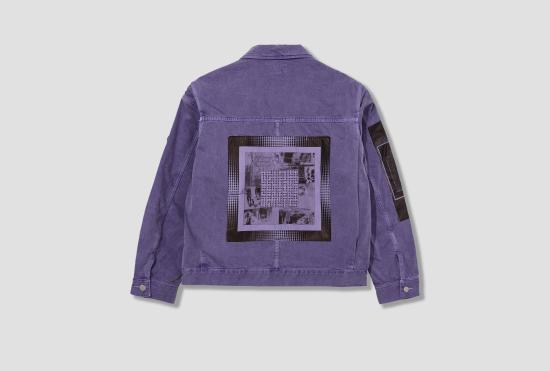 25SS 카브엠트 데님 자켓 오버다이 VH EX DNA 데님 재킷 CES27JK10 퍼플 - CAV EMPT
