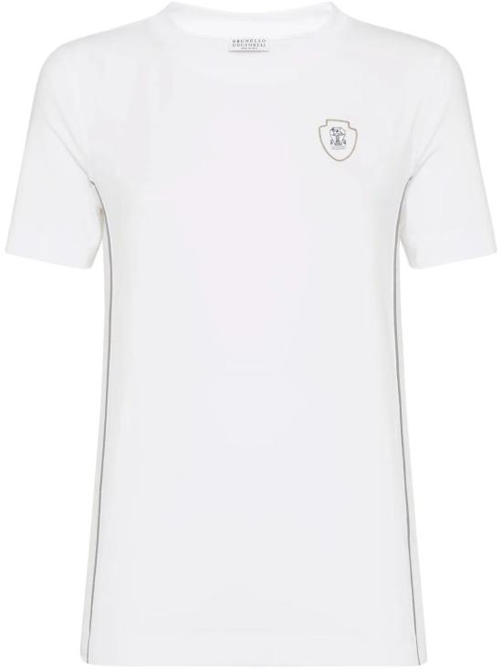  브루넬로 쿠치넬리 반팔 티셔츠 MW857VD120C6159 white