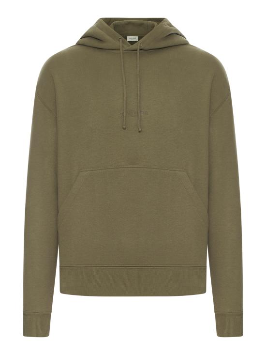 25SS 생로랑 후드 티셔츠 818538Y36SW1301 KAKI Green