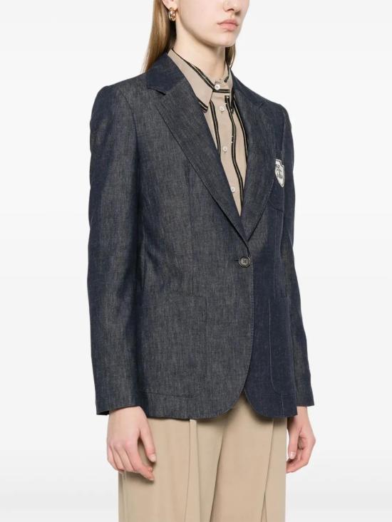  브루넬로 쿠치넬리 수트 자켓 MA7827335C001 navy - BRUNELLO CUCINELLI