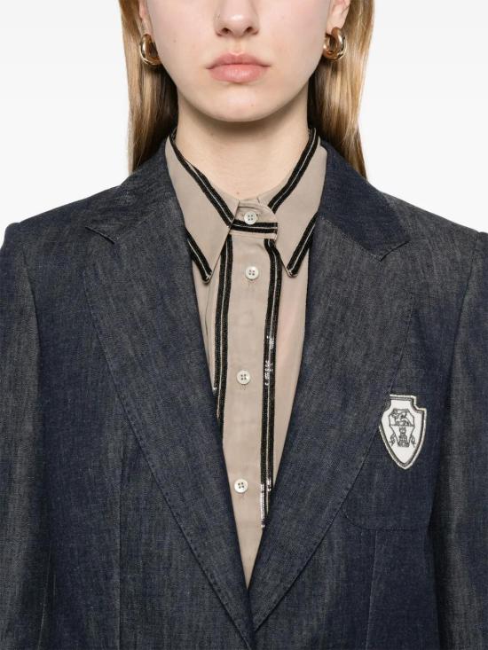  브루넬로 쿠치넬리 수트 자켓 MA7827335C001 navy - BRUNELLO CUCINELLI