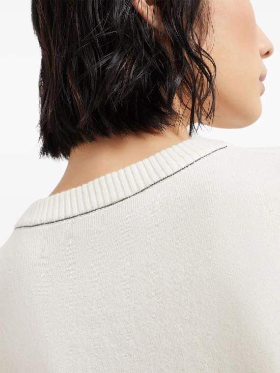  브루넬로 쿠치넬리 민소매 티셔츠 M12202910C2723 white - BRUNELLO CUCINELLI